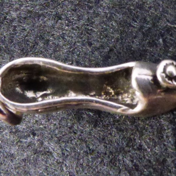 Vintage Sterling Silver 3-D High Heel Shoe Charm - Picture 3 of 3